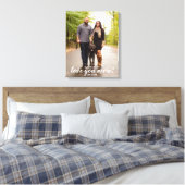 Meer verloving foto canvas afdruk (Insitu (Slaapkamer))