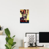 Meer verpleegkundigen zijn nodig ~ verpleegcorps poster (Thuiskantoor)
