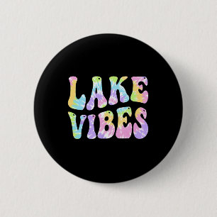 Meer Vibe Funny Vissen Bootvaren Zeilen Vrouwen Me Ronde Button 5,7 Cm