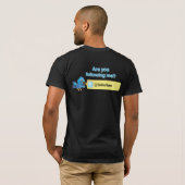 Meer volgers.  Twitter T-shirt (Achterkant volledig)