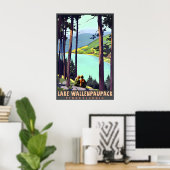 Meer Wallenpaupack Pennsylvania Poconos Reizen Poster (Thuiskantoor)