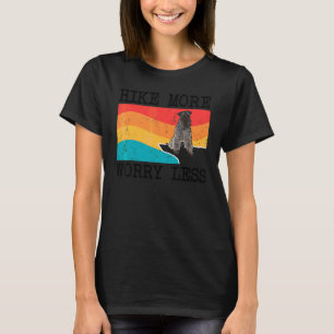 Meer Wandelen Minder Zorgen Kerry Blue Terrier Gra T-shirt