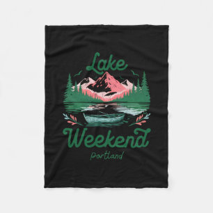 Meer Weekend Vakantie Trip Portland Oregon Fleece Deken