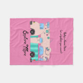 Meer weten fleece deken (Voorkant (Horizontaal))