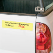 Meer weten over propaganda bumpersticker (Op Truck)