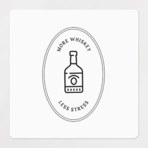 Meer whiskey minder stress labels