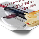 Meer Wijn en Kaas Poster (Hoek)