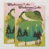 meer windermere Reisposter (Voorkant / Achterkant)