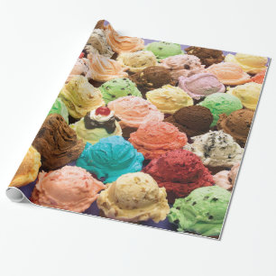 Meer zakken ijs dan je ooit zou kunnen eten cadeaupapier