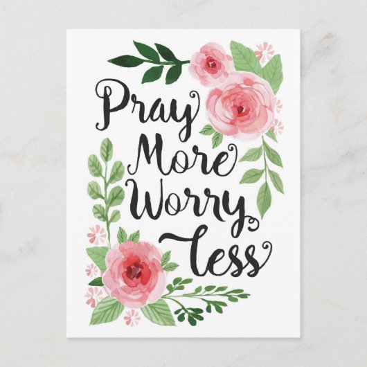 Meer zorgen baren Minder Briefkaart (Voorkant)