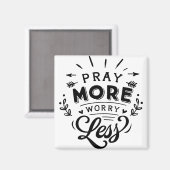 Meer zorgen baren Minder Magneet (Voorkant / Achterkant)