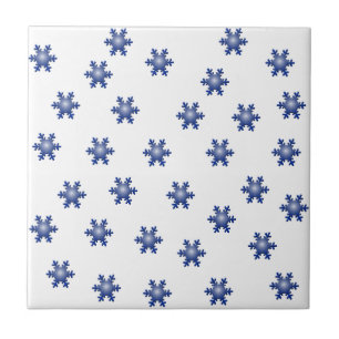 Meerbladig Snowflake Starburst Greeting Ceramic Tegeltje