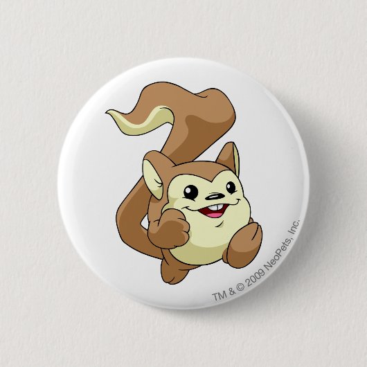 Meerca Brown Ronde Button 5,7 Cm (Voorkant)