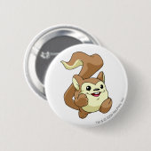 Meerca Brown Ronde Button 5,7 Cm (Voorkant /achterkant)