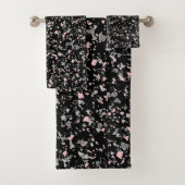 Meerdechips met abstracte textuur bad handdoek (Insitu)