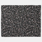 Meerdechips met abstracte textuur fleece deken (Voorkant (Horizontaal))