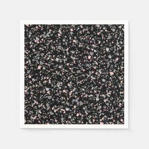 Meerdechips met abstracte textuur servet