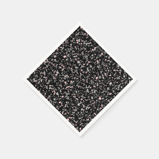 Meerdechips met abstracte textuur servet (Hoek)