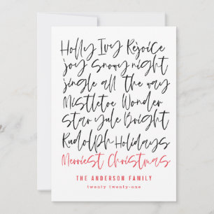 Meerdehandgetekende kerst voor typografie