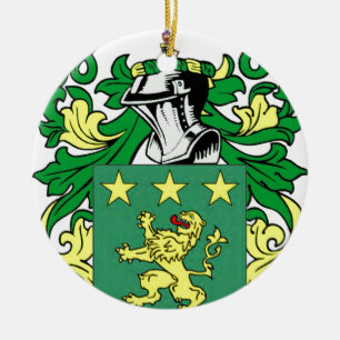 Meerdeklaag van wapens keramisch ornament
