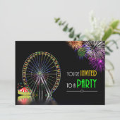 MEERDERE DOELEINDEN BIEDDAG - PARTIJINVITATIE KAART (Staand voorkant)