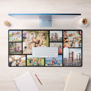 Meerdere foto collage herinneringen aandenken bureaumat