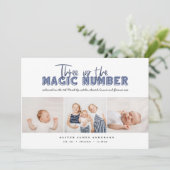 Meerdere foto's: drie kinderen aankondiging (Staand voorkant)