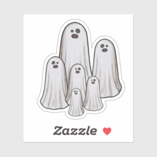 Meerdere geesten halloween sticker