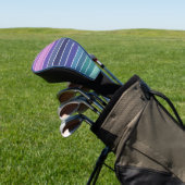 Meerdere gekleurde strepen golfheadcover (Insitu)