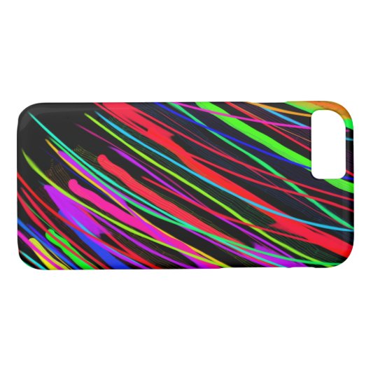 meerdere gestreepte kleuren iPhone wallet Case-Mate iPhone Case (Achterkant (Horizontaal))
