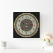 Meerdere getextureerd vierkante klok (Huis)