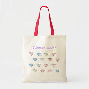 Meerdere harten kleine canvas tas
