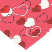 Meerdere harten korte tafelloper (Hoek)