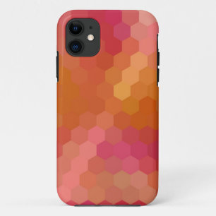 Meerdere kleuren Hexagon Naadloos patroon 2 iPhone 11 Hoesje