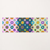 Meerdere kleurige yoga Matt funky boho dubbelzijdi Yogamat (Achterkant (horizontaal))