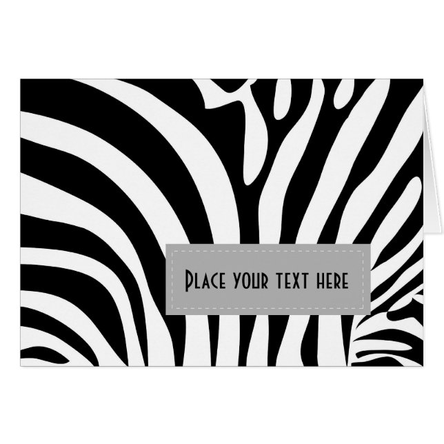 Meerdere objecten met Zebra-patroon (Voorkant Horizontaal)