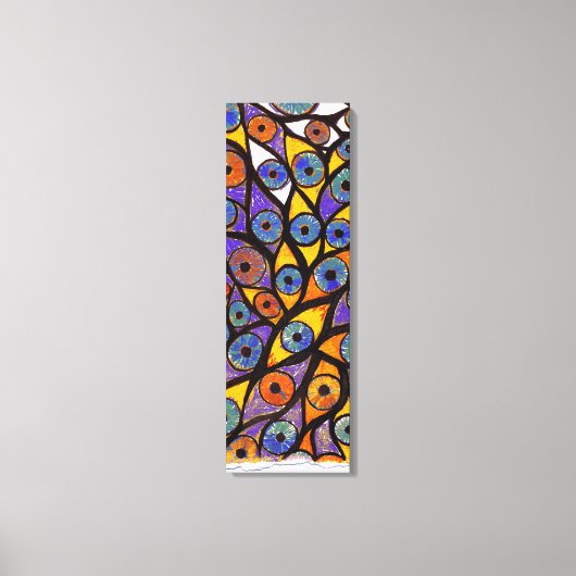 Meerdere ogen op Canvas Afdruk (Voorkant)