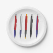 Meerdere pennen papieren bordje (Voorkant)