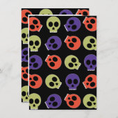 Meerdere schedels kaart (Voorkant / Achterkant)