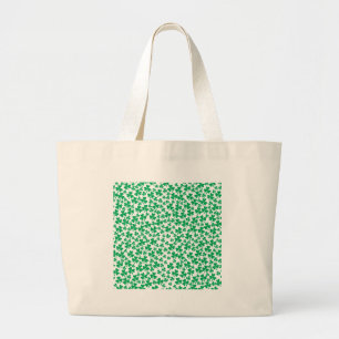 Meerdere Shamrocks Grote Tote Bag