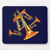 Meerdere Trumpets Muismat (Voorkant)