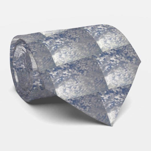 Meerdere wolken, Sky Uitzicht Stropdas (Opgerold)