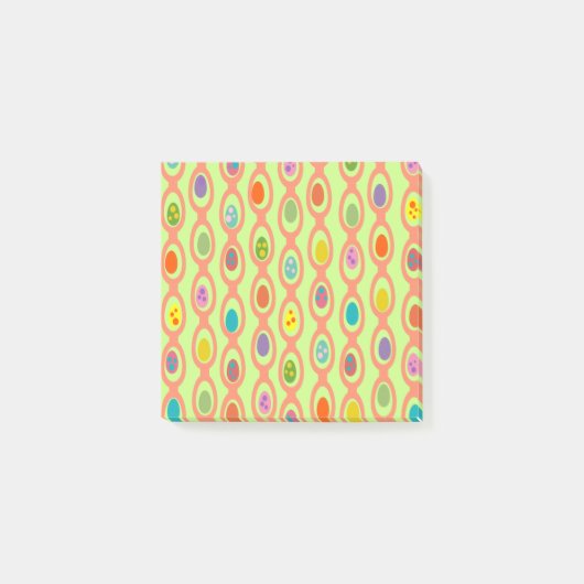 Meereeuwse moderne eieren post-it® notes (Voorkant)
