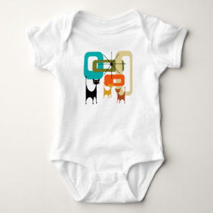 Meereeuwse moderne katten romper