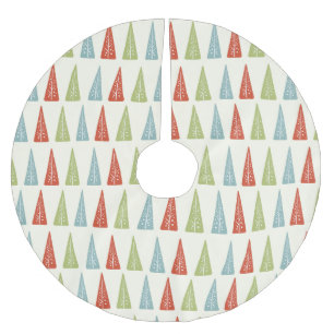 Meereeuwse moderne kerstbomen gepatterd kerstboom rok