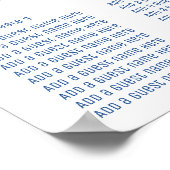 Meereeuwse moderne  zetelkaart poster (Hoek)