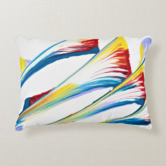 Meereizende 3 Wilde Gestreepte Abstracte Accentkus Accent Kussen