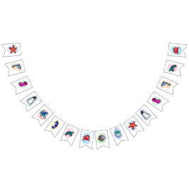 Meerestiere Party Deko Vlaggetjes