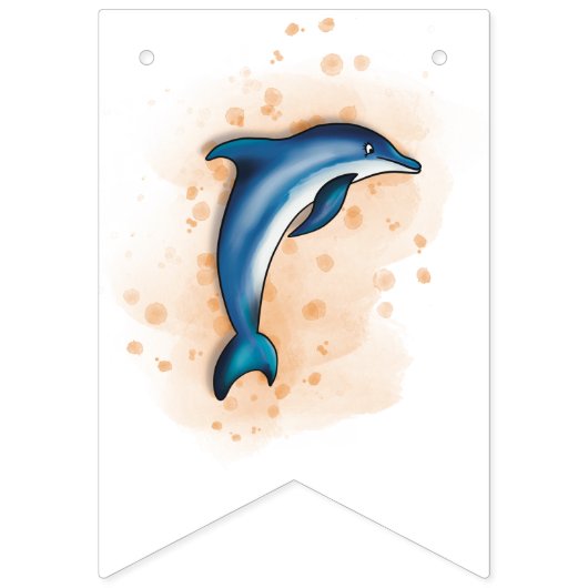 Meerestiere Party Deko Vlaggetjes (Tweede vlag)