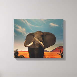 Meerhuisstatus Canvas Afdruk